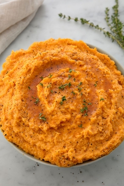 Side dish - How to make mashed sweet potato easy recipes