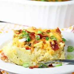 Breakfast - Bacon and egg hash brown casserole easy recipes