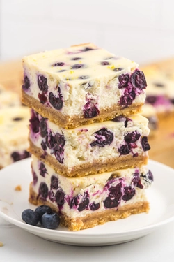 Baking - Blueberry cream cheese bars graham cracker crust recipes