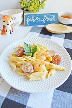 Cajun Shrimp and Sausage Alfredo recipes - Cajun creole