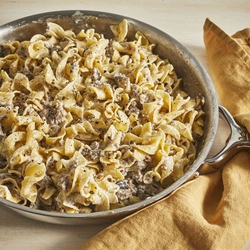 Ground beef egg noodles cream of mushroom recipes - Beef stroganoff