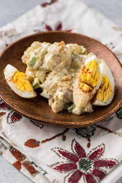 Lunch - Recipe for potato salad for 100 people