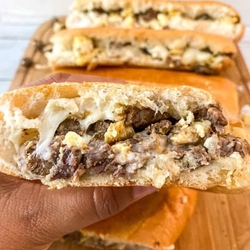 Steak egg and cheese breakfast sandwich recipe - Breakfast and brunch