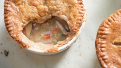 Entree - Individual double crust chicken pot pie recipe