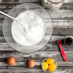 can you use powdered sugar instead of granulated sugar in meringue