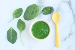 Baby food - How to cook spinach for baby food recipes
